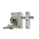 Ασφάλεια Πορτών Και Παραθύρων Με Κλειδί (λευκό)